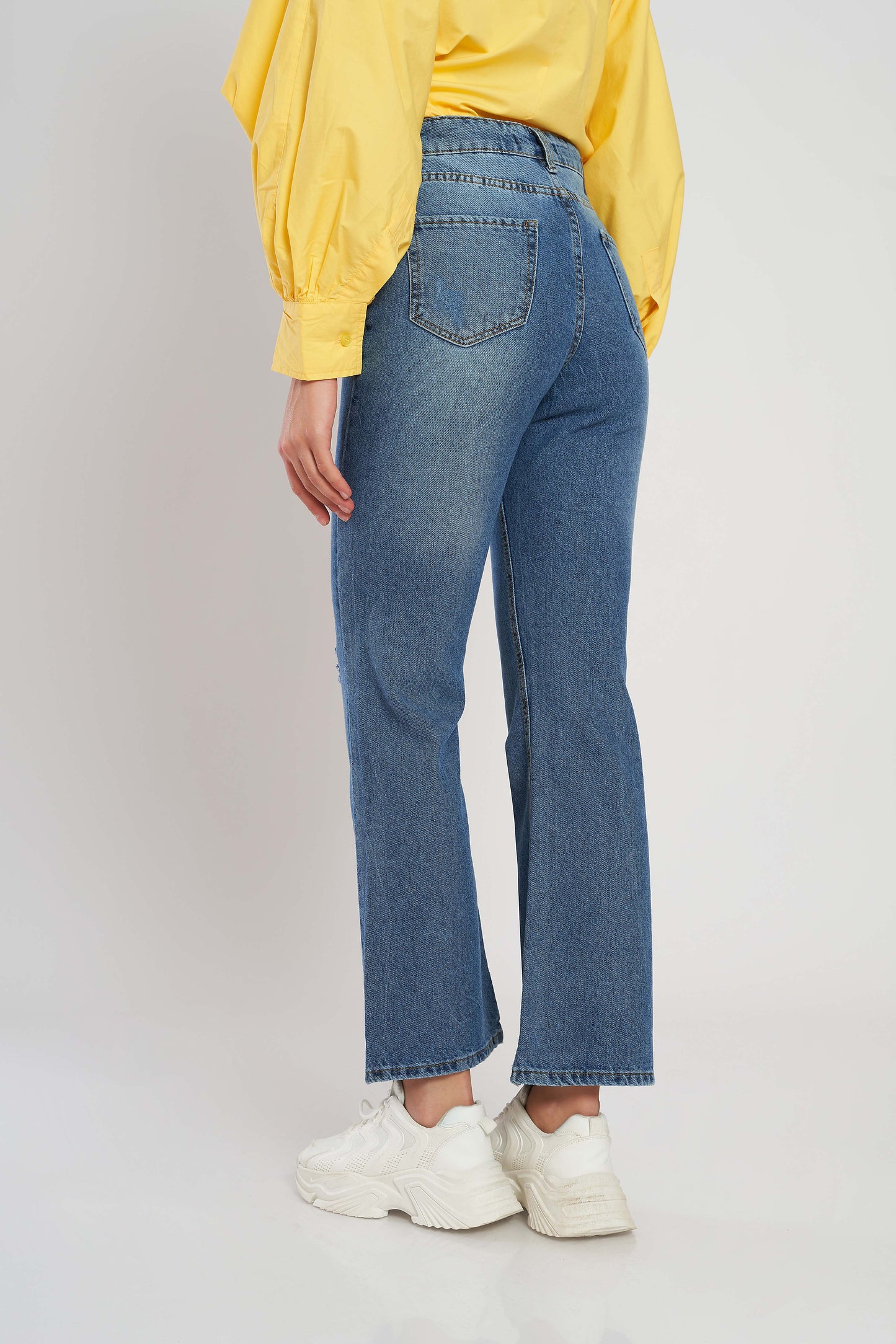 Dreed Flared Fit Jeans - Cropped For Women