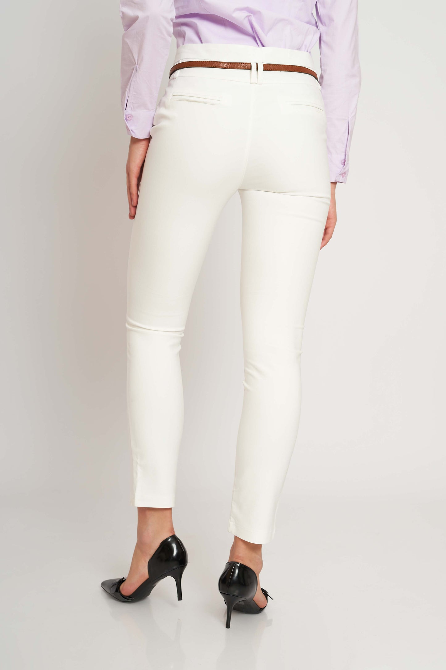 SKINNY-FIT FORMAL TROUSERS