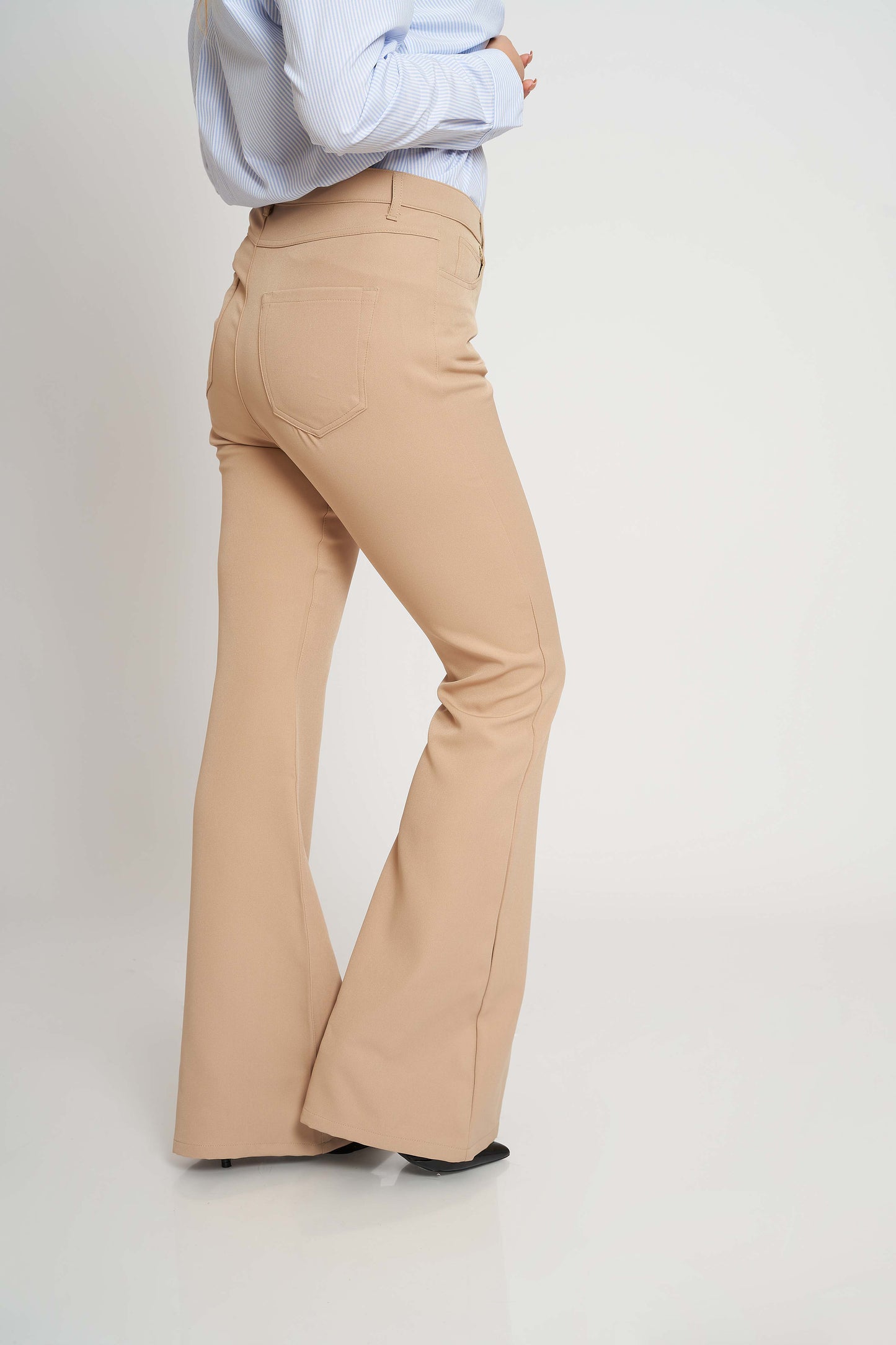 FLARED FINISH TROUSERS