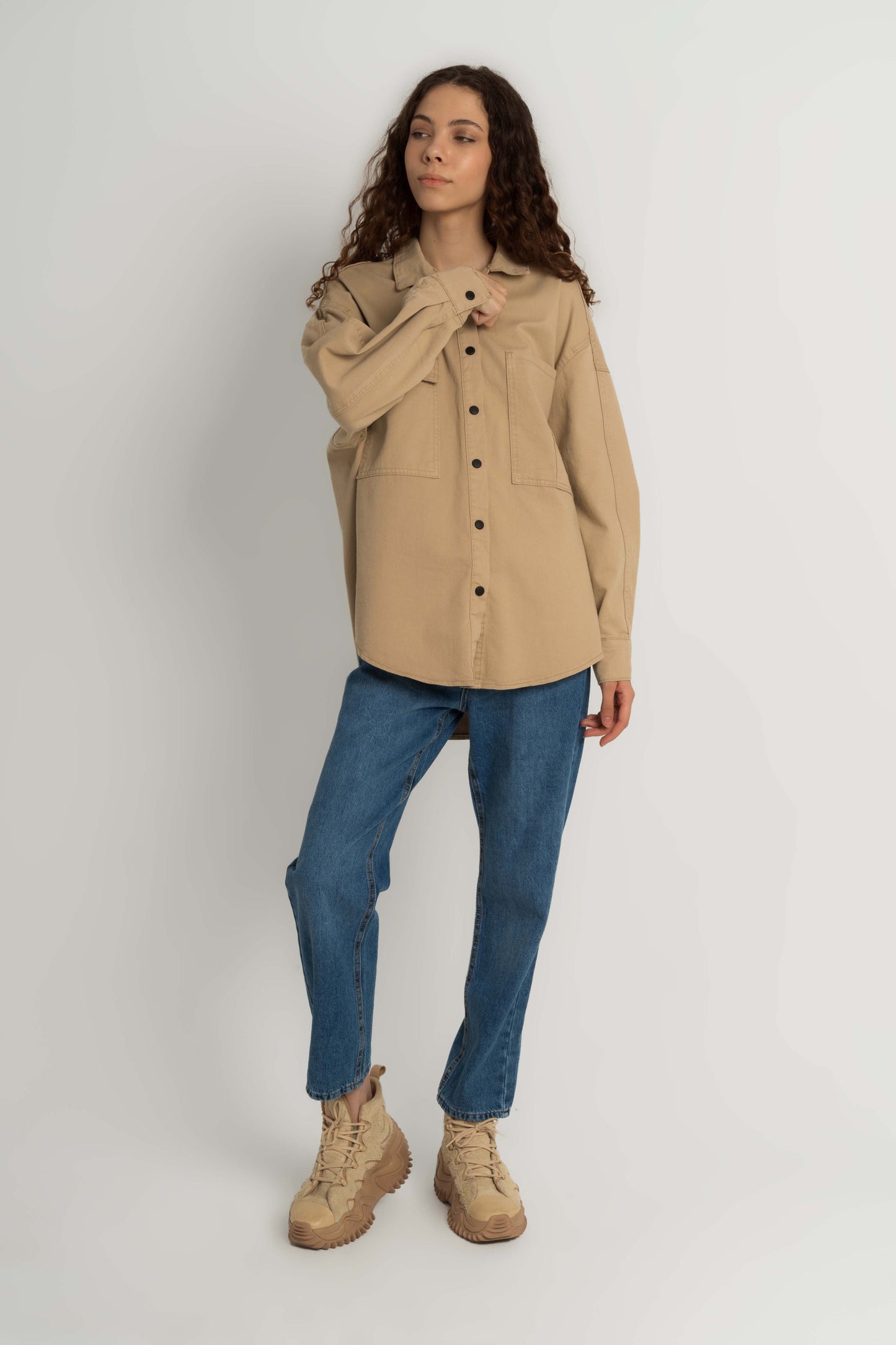 Long Gabardine Jacket