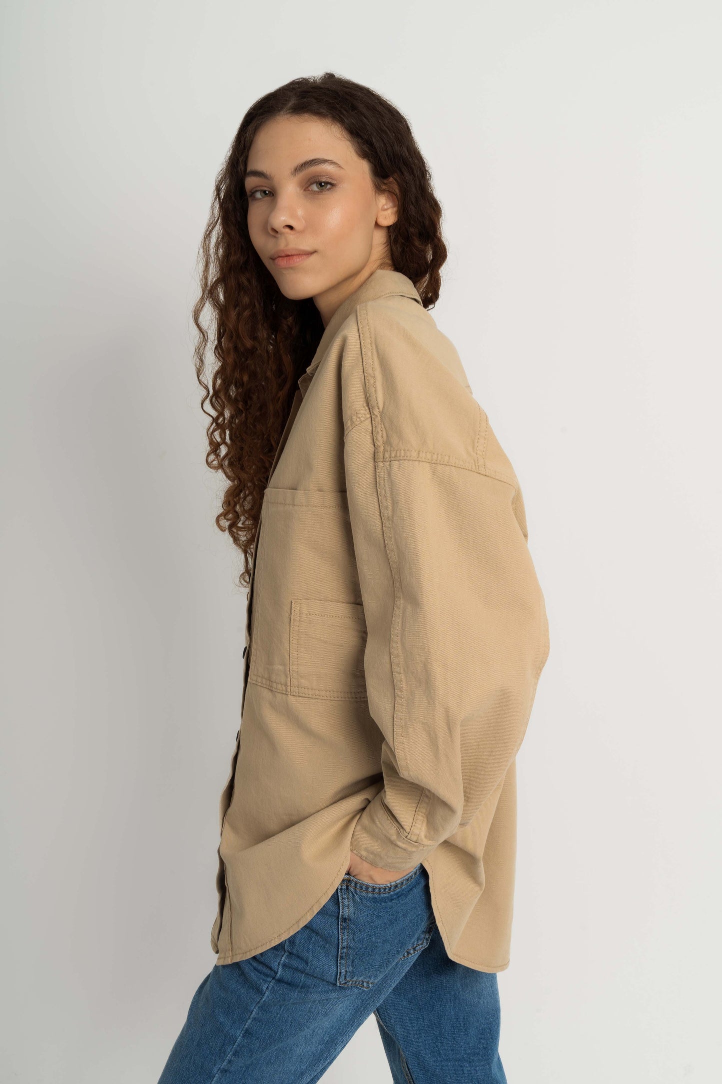 Long Gabardine Jacket