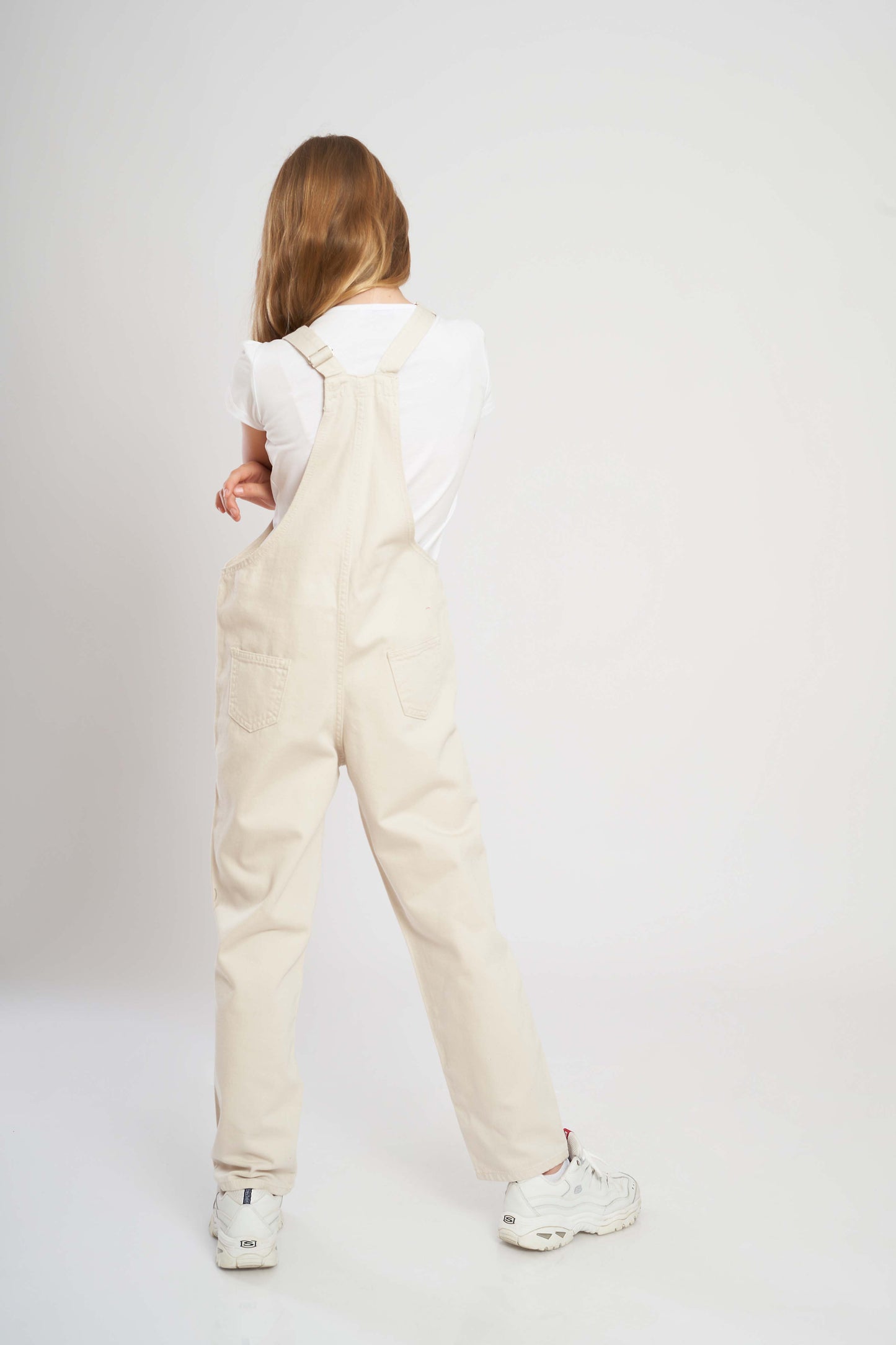 dj gabardine jumpsuit 5 pockets - kids - blancal