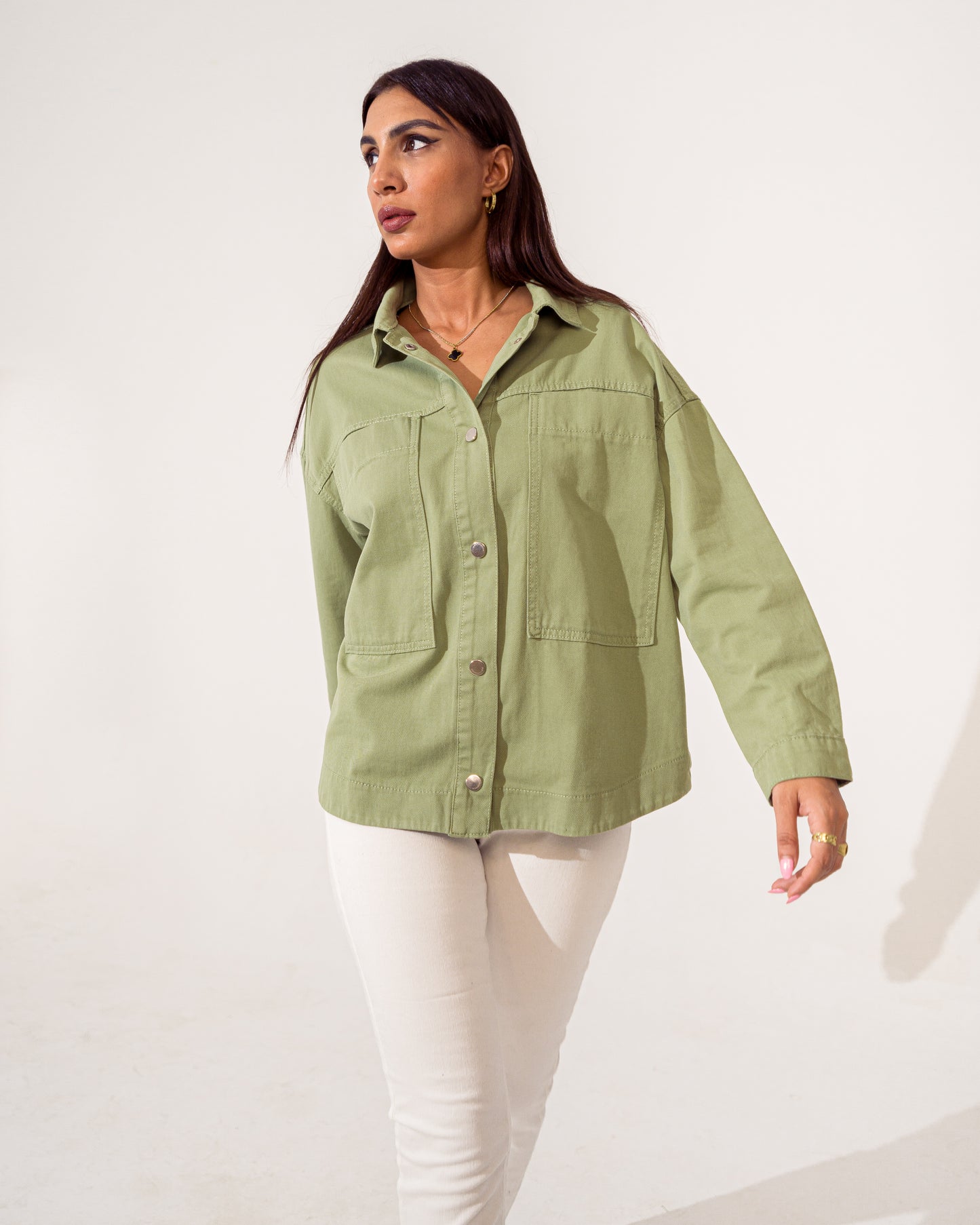 JACKET GABARDINE - WITH 2 POCKETS