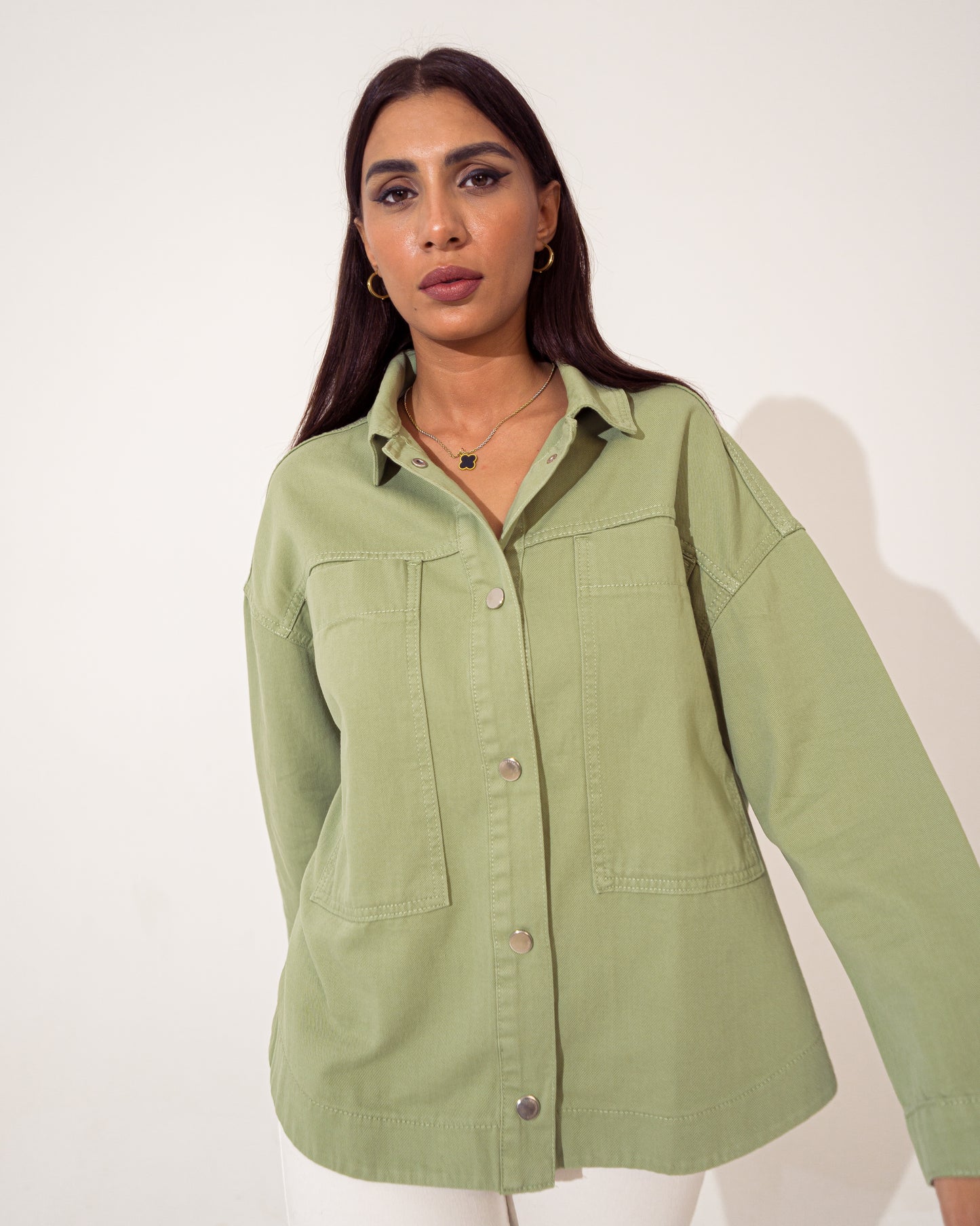 JACKET GABARDINE - WITH 2 POCKETS