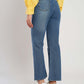 Dreed Flared Fit Jeans - Cropped For Women