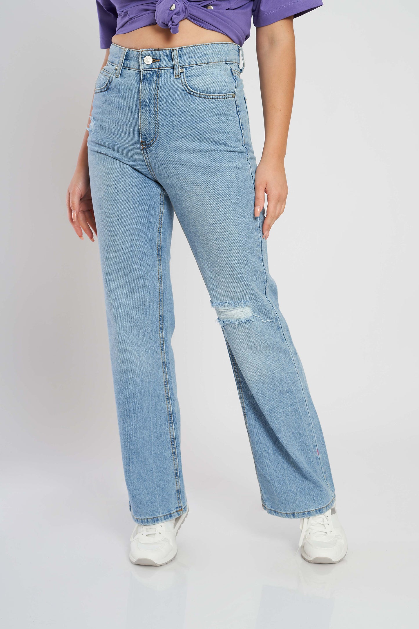 Dreed Flared Fit Jeans - Cropped For Women