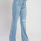 Dreed Flared Fit Jeans - Cropped For Women