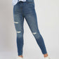 Skinny Fit Jeans - Mid Waist For Women