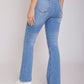 High Rise Flared Fit Jeans - For Women