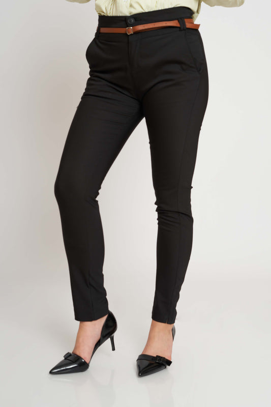 SKINNY-FIT FORMAL TROUSERS