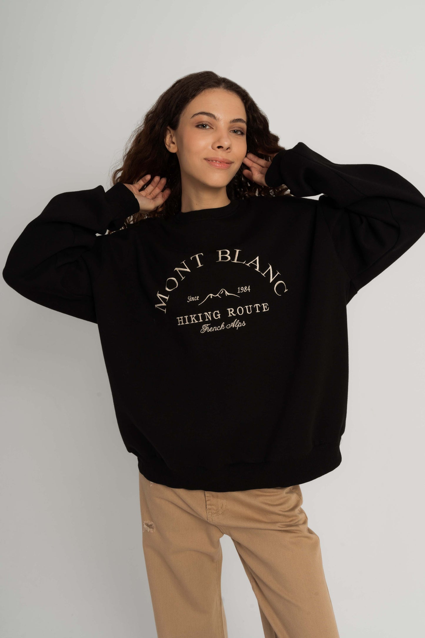 Mont Blanc Print Sweatshirt