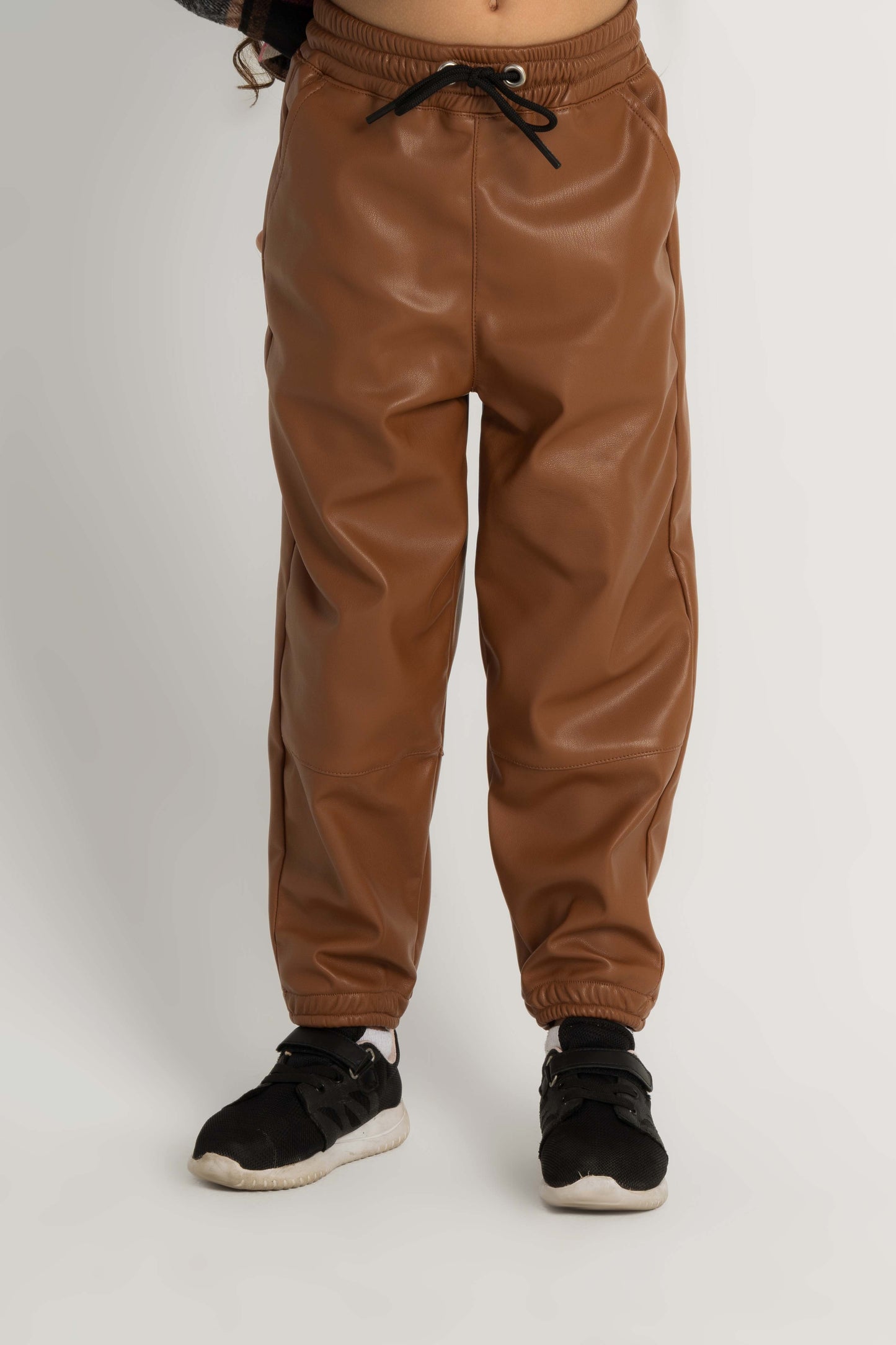 Mom fit leather pants