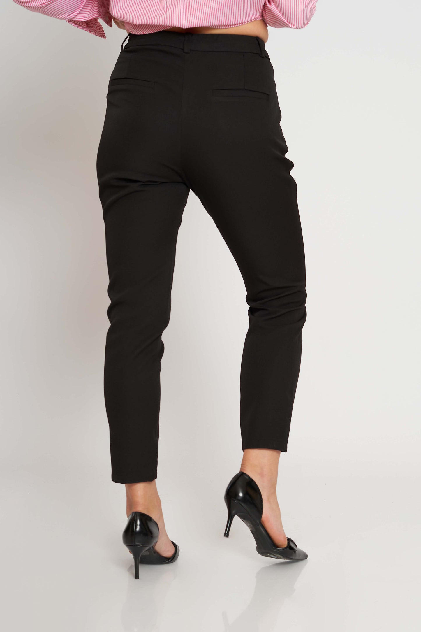 STRAIGHT-FIT SUIT TROUSERS