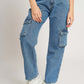 WIDE-LEG CARGO JEANS - KIDS