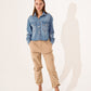 DENIM JACKET WITH 2 POCKETS