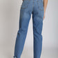 Ripped Mom Fit Jeans - For Women