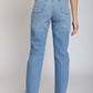 Ripped Mom Fit Jeans - For Women
