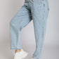 Mom Fit Jeans - With Waistband For Women