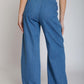 Wide-Leg Jeans - With Ties For Women