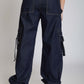 Parachute Jeans Trousers - For Women