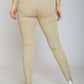 dj super elastic jeggings - beige