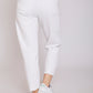 slouchy gabardine - white