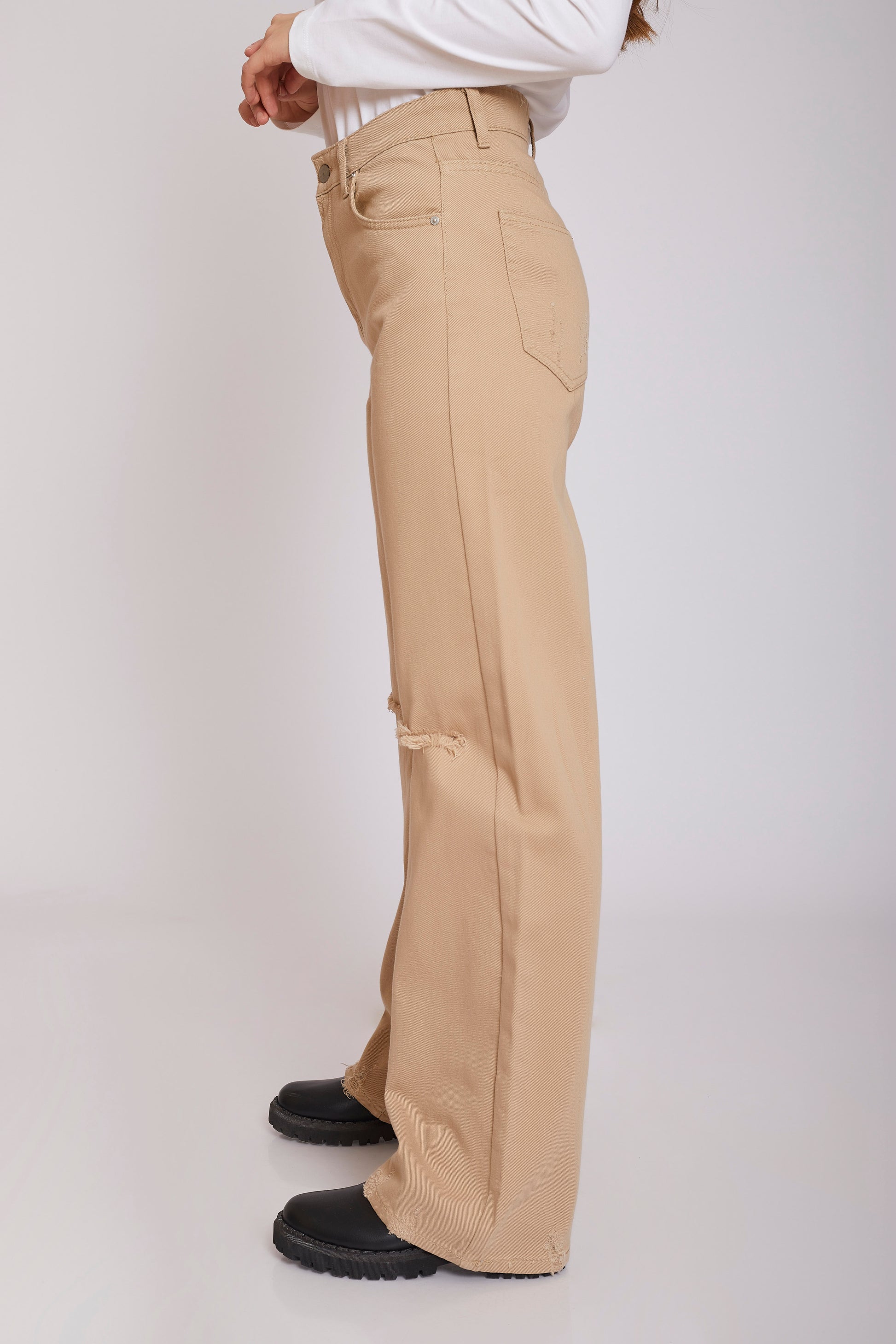 dj full-length gabardine - beige