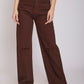 dj full-length gabardine - brown