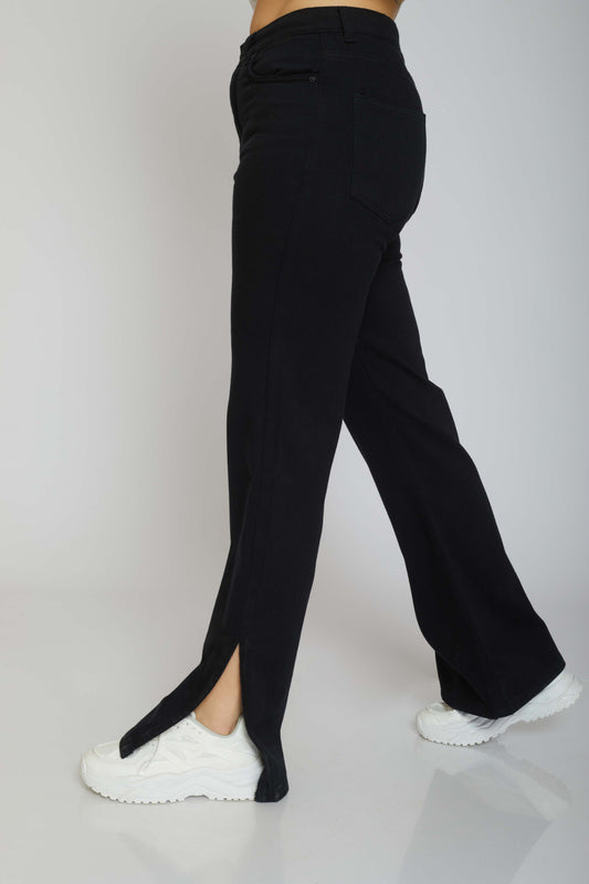 Split Flared Fit Gabardine - For Women
