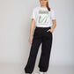 Gabardine Parachute Trousers - For Women