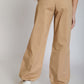 Gabardine Parachute Trousers - For Women