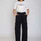 Wide Leg Cargo Trousers - For Women