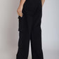 Wide Leg Cargo Trousers - For Women