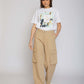 Wide Leg Cargo Trousers - For Women
