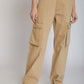 Wide Leg Cargo Trousers - For Women