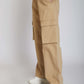 Wide Leg Cargo Trousers - For Women