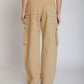 Wide Leg Cargo Trousers - For Women