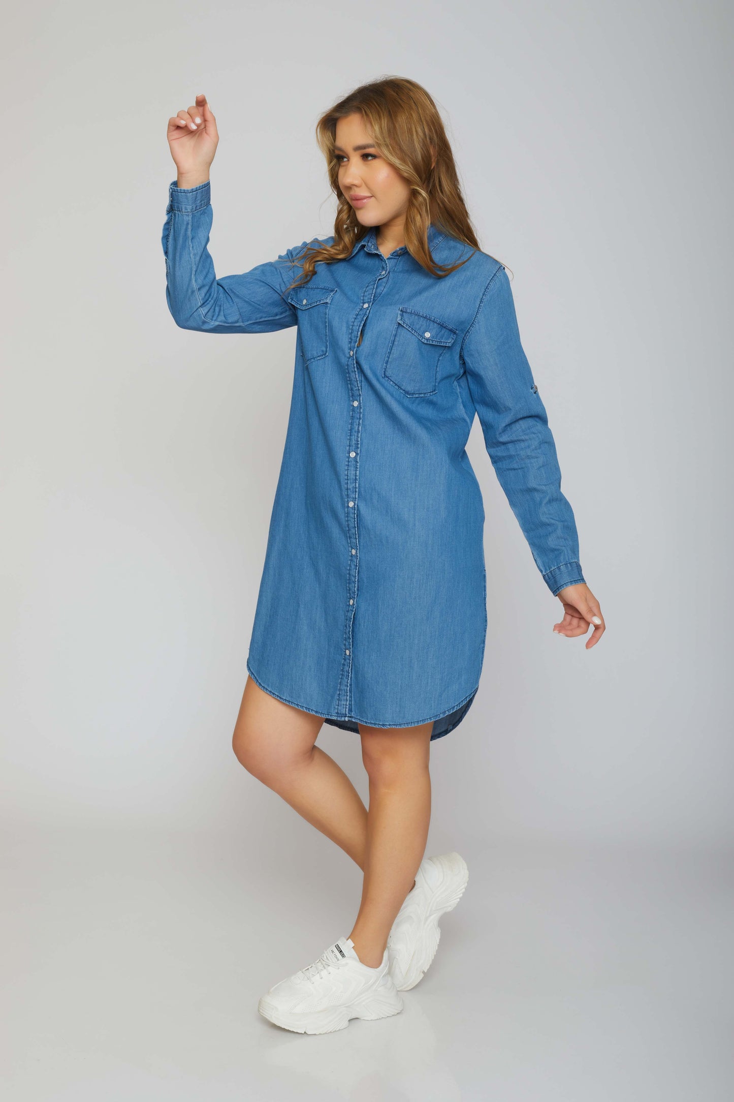 DENIM LONG SHIRT