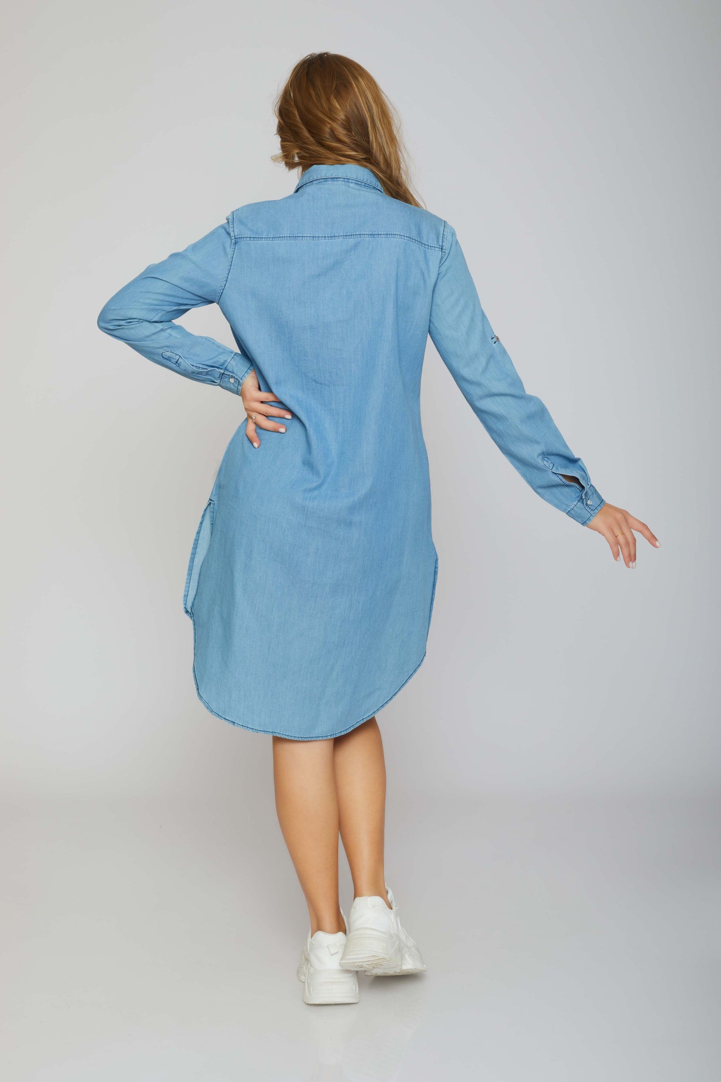 DENIM LONG SHIRT
