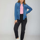 dj basic jeans shirt - mid blue