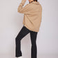 dj jacket gabardine oversize - beige