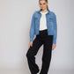 DENIM JACKET WITH 2 POCKETS