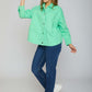 dj jacket gabardine - with 2 pockets - Green