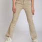 FLARED GABARDINE TROUSERS - KIDS
