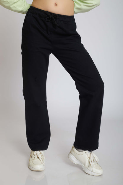 GABARDINE TROUSERS WITH TIES - KIDS