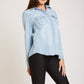 dj basic jeans shirt - light blue