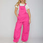 GABARDINE JUMPSUIT WIDE-LEG WITH POCKETS