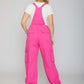 GABARDINE JUMPSUIT WIDE-LEG WITH POCKETS