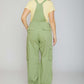 GABARDINE JUMPSUIT WIDE-LEG WITH POCKETS