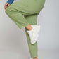 slouchy gabardine - mint green